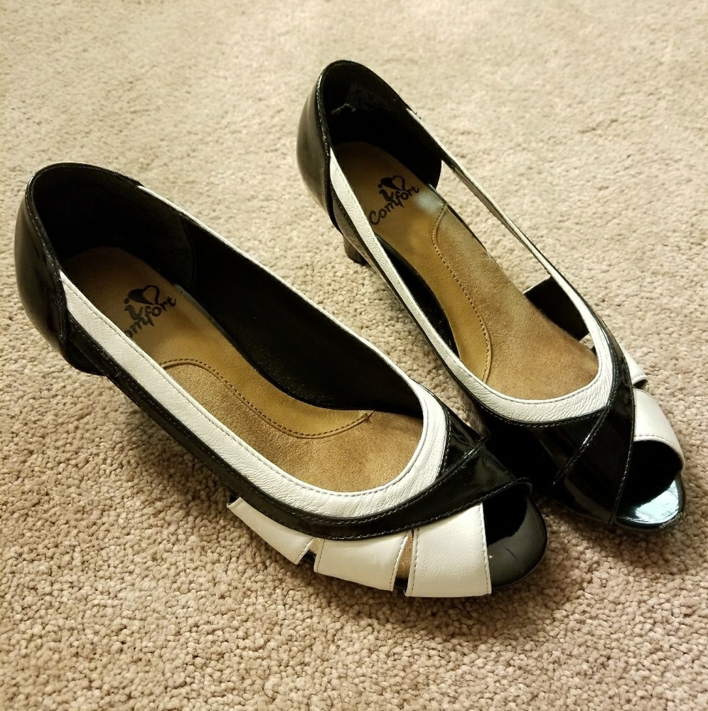 Black and White Classic Heels